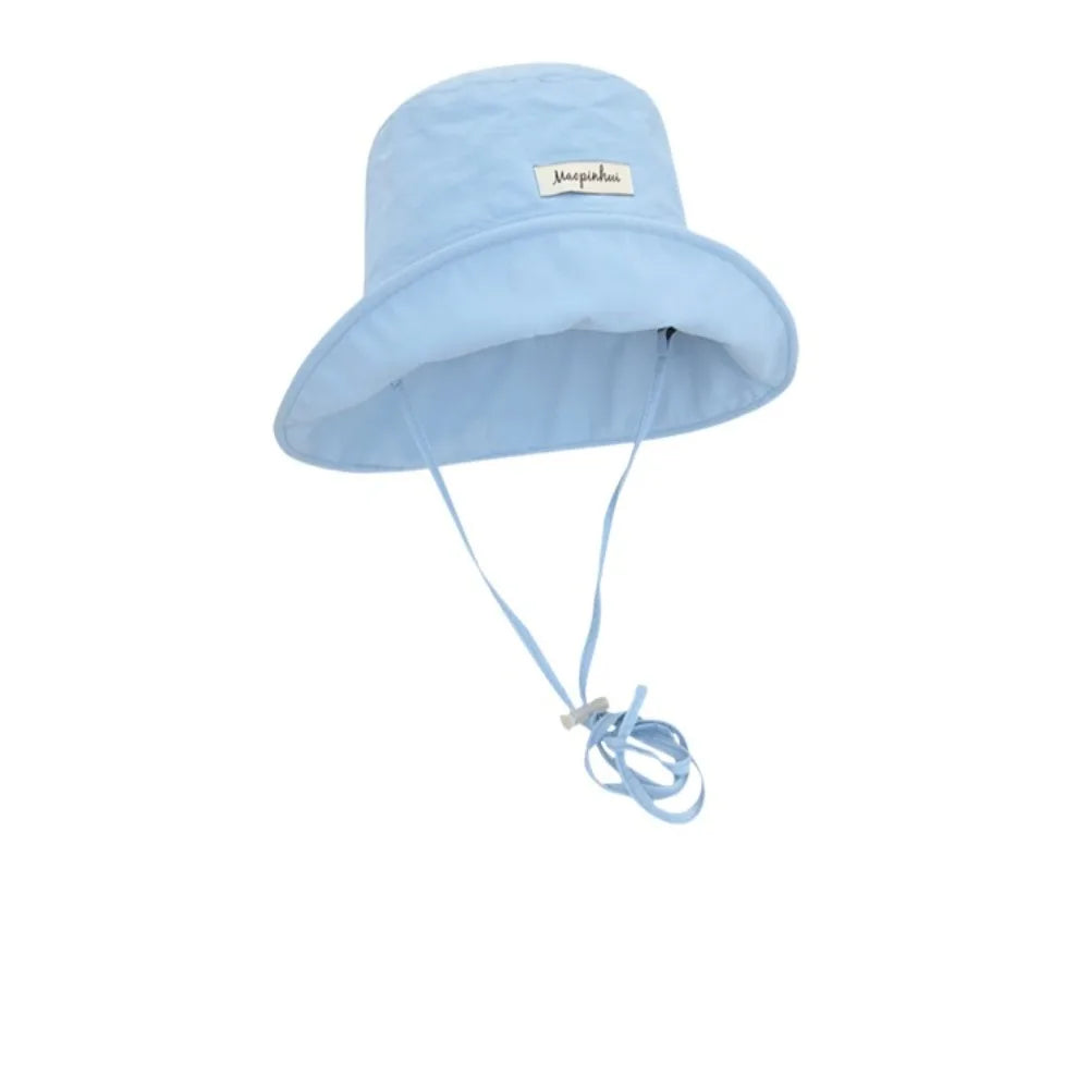 Korean Style Foldable Fisherman Hat Wide Brim