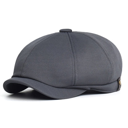 Spring Summer Casual Newsboy Caps Breathable Outdoor Retro Beret Hats
