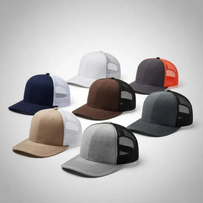 Hot Sale Unisex Cap Slight Curved Brim Style Trucker Hat