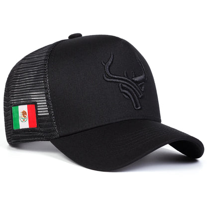 Unisex Antler Embroidery Baseball Net Caps Outdoor Adjustable Casual Hats Sunscreen Hat Sports Cap