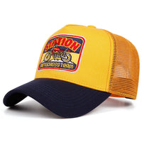 Navy Blue and Yellow