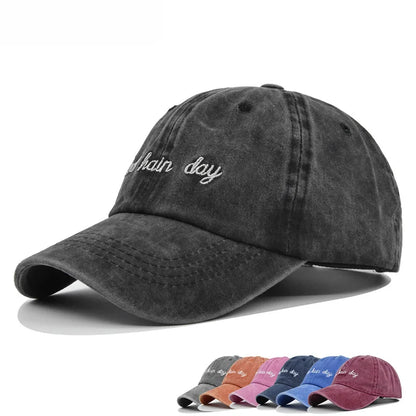 Bad Hair Day Embroidered Duckbill Hats Beach Sun Hat