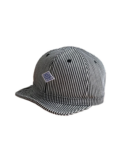 Striped Hip-Hop Short Brim Couple's Baseball Cap