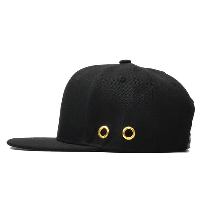 Hip Hop Solid Black Snapbacks For Men Women