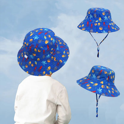 Custom Logo Uv Protection Children Bucket Hat