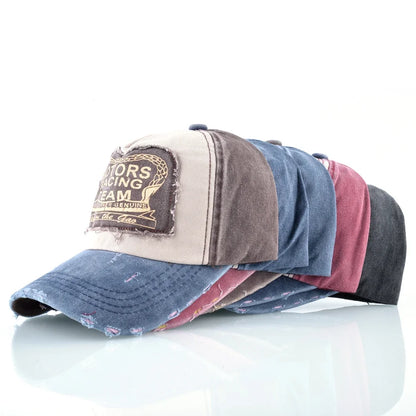 Vintage Washed Cotton Baseball Cap