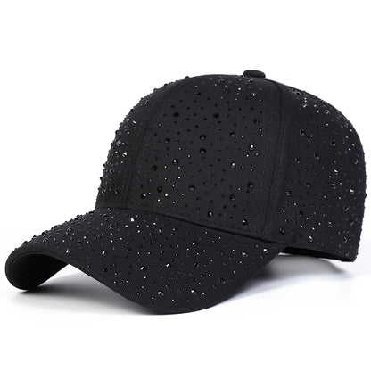 Unisex Rhinestone Baseball Caps Spring Autumn Outdoor