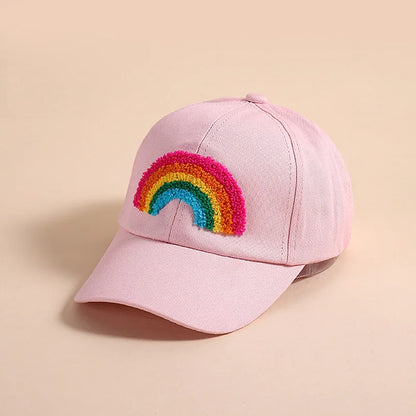 New Cartoon Children Baseball Cap Kids Girls Sun Hat Adjustable