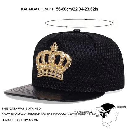Unisex Crown Label Hip-Hop Hats Spring Autumn