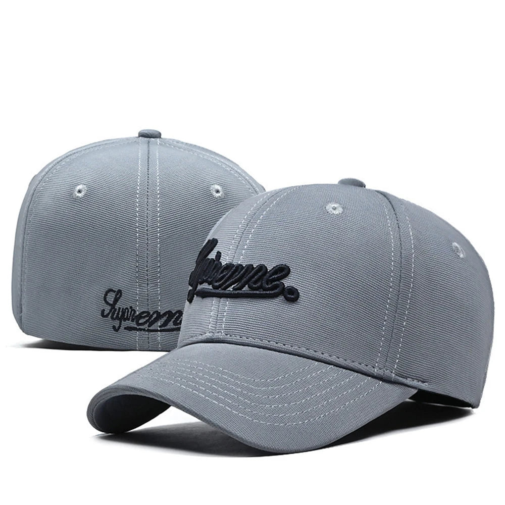Superme Embroidered Full Closed Fitted Cap Hat