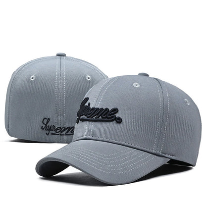 Superme Embroidered Full Closed Fitted Cap Hat
