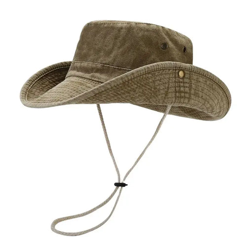 Four Seasons Cotton Solid Bucket Hat Fisherman Hat Outdoor Travel