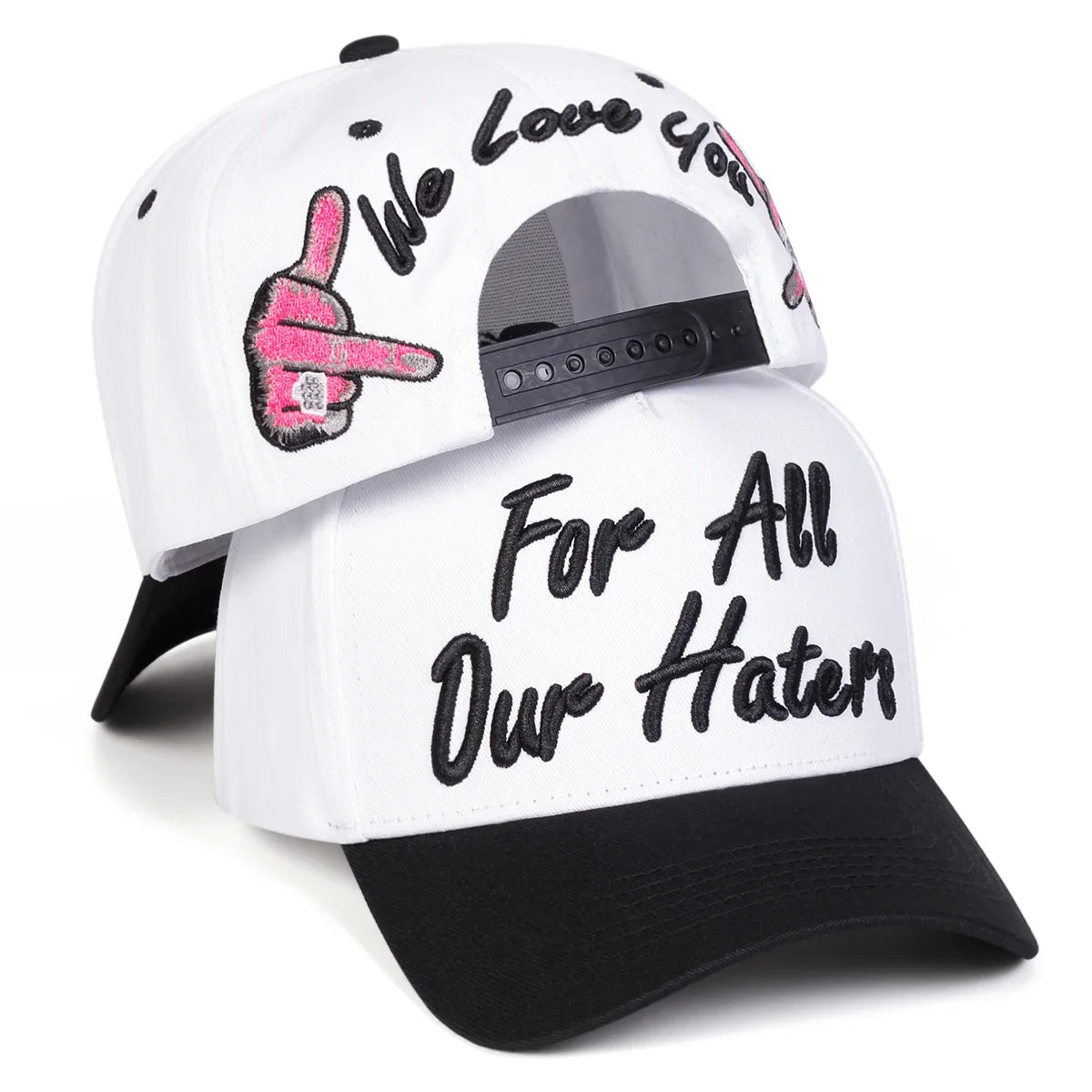 Unisex For All Our Haters Embroidery Baseball Caps Spring Autumn