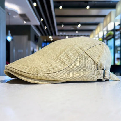 Retro British Newsboy Cap Unisex Vintage Beret Hat