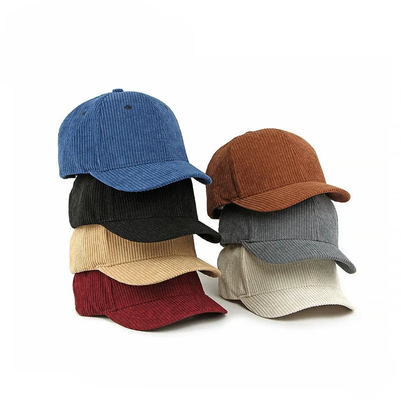 Winter Cotton Solid Casquette Warm Baseball Cap