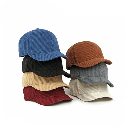 Winter Cotton Solid Casquette Warm Baseball Cap
