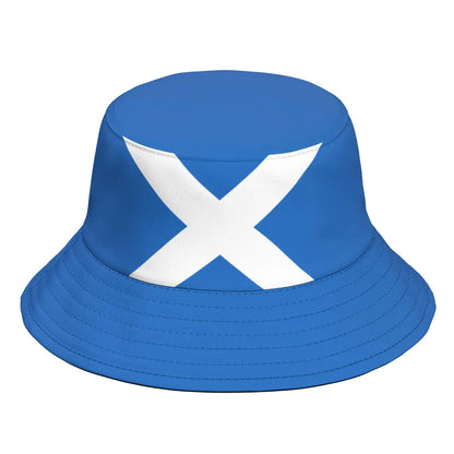Scotland Fisherman Hats Custom Made Name Number Team Logo Bucket Cap Country Travel