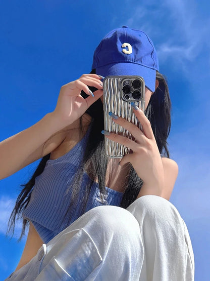 C Logo Baseball Cap For Spring And Summer Sun Protection