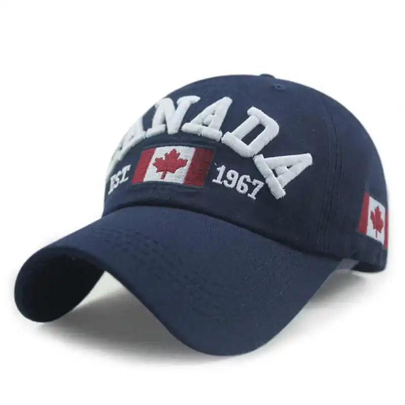Fashion Cotton Canada Baseball Cap Flag of Canada Hat