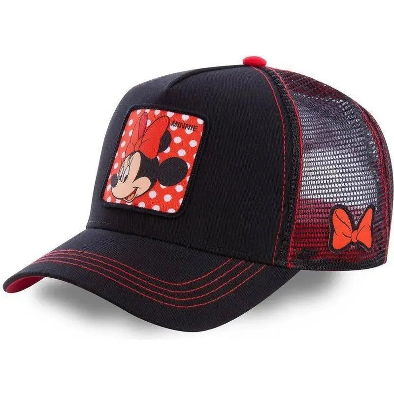 Cartoon Anime Baseball Cap Cute Embroidery Mickey Donald Duck Sun Hat
