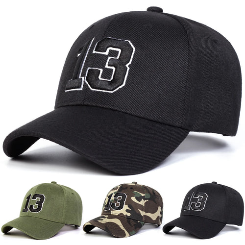 Unisex 13 Embroidery Baseball Caps Spring Autumn