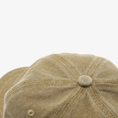 Fashion Short Brim Baseball Cap Adjustable Solid Color Bucket Panama Cap