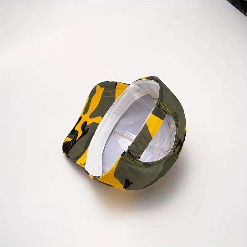 Camouflage Baseball Cap - Breathable, Adjustable, Suitable For Outdoor Sports