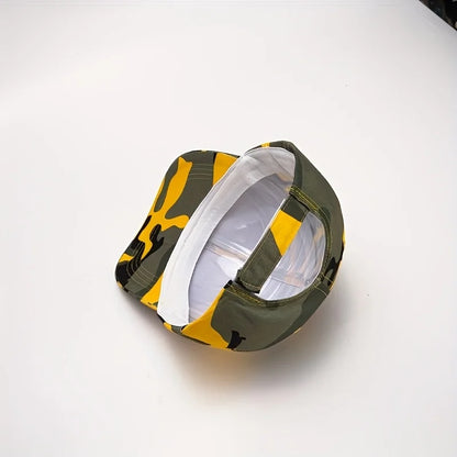 Camouflage Baseball Cap - Breathable, Adjustable, Suitable For Outdoor Sports