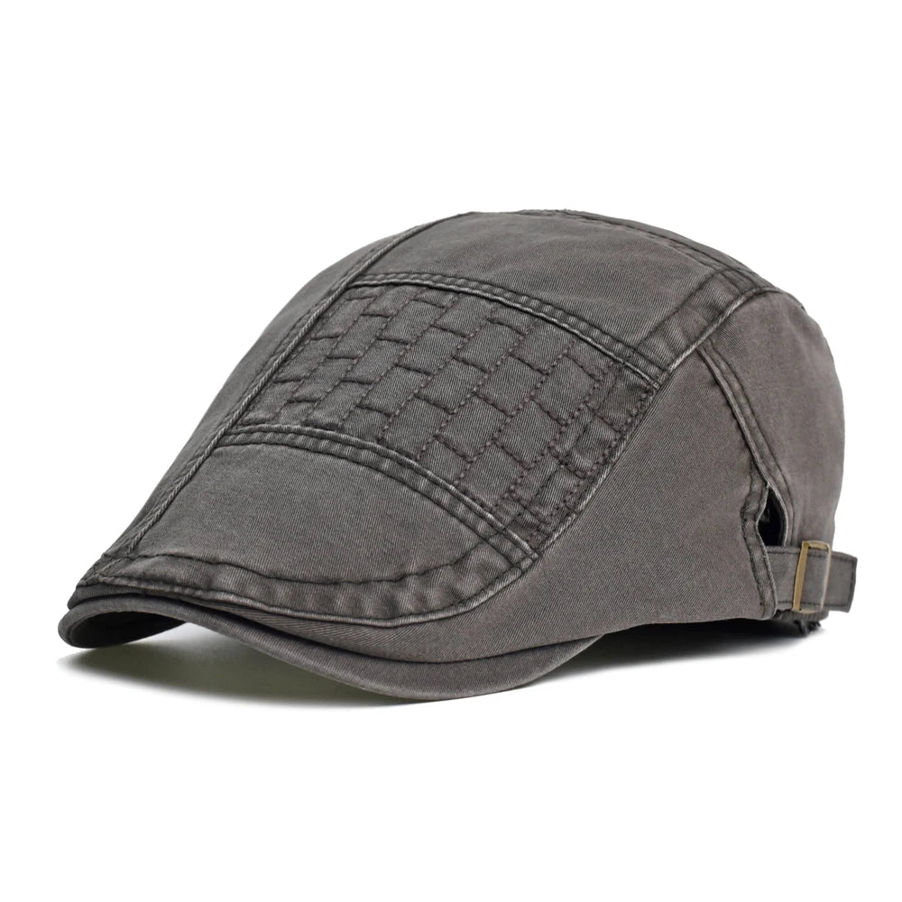 Four Seasons Newsboy Cap Men Women Solid Soft Casual Fashion Beret Hat