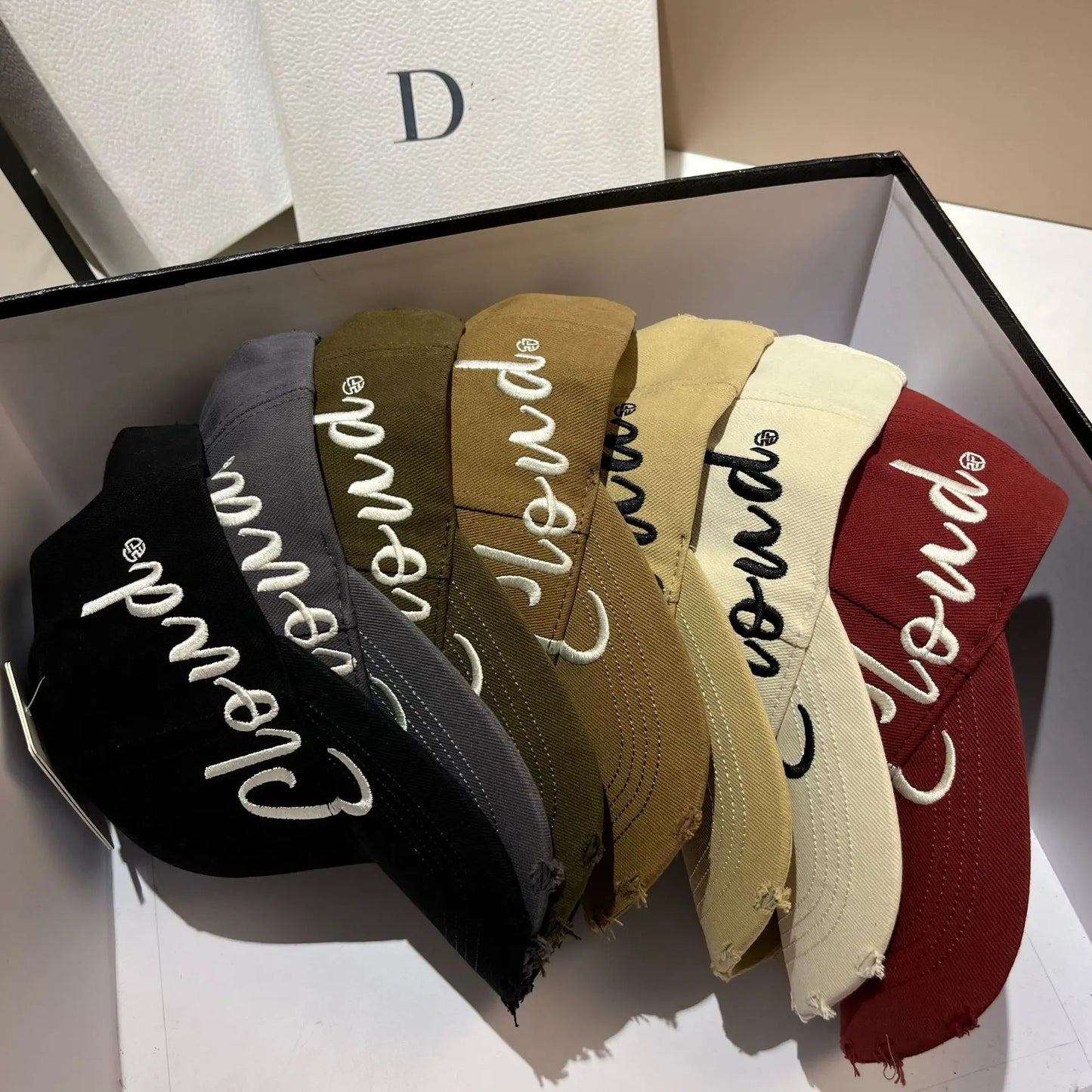 Vintage Letter Embroidery Baseball Cap