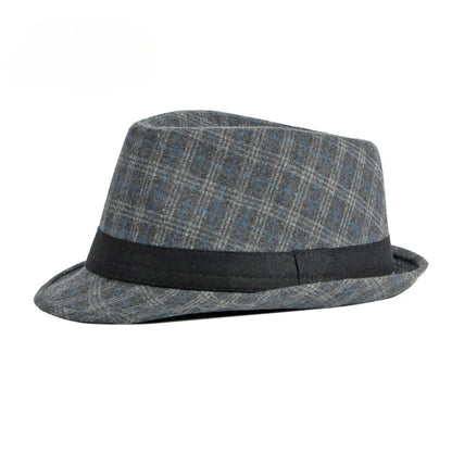 New Woolen Jazz Hat In Spring Autumn And Winter Men