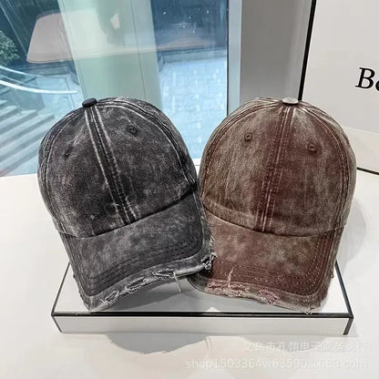 Japanese New Washed Denim Baseball Caps Men Women