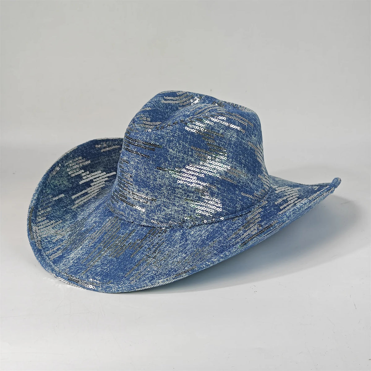 Women Men Felt Wide Brim Cowboy Cowgirl Hat