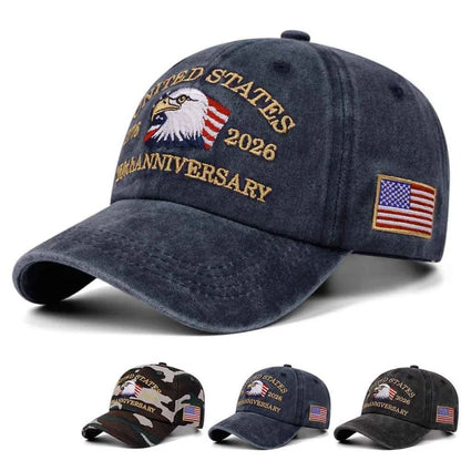 Flag USA Eagle 250th Anniversary Baseball Cap