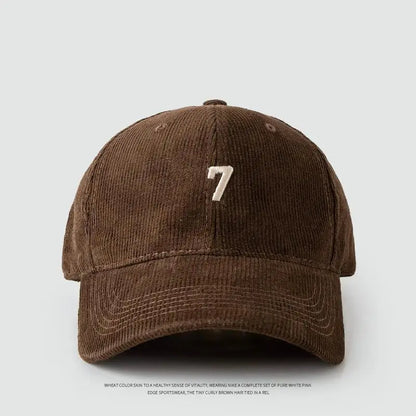 Winter 60-65cm Large Size Corduroy Baseball Cap For Men Women