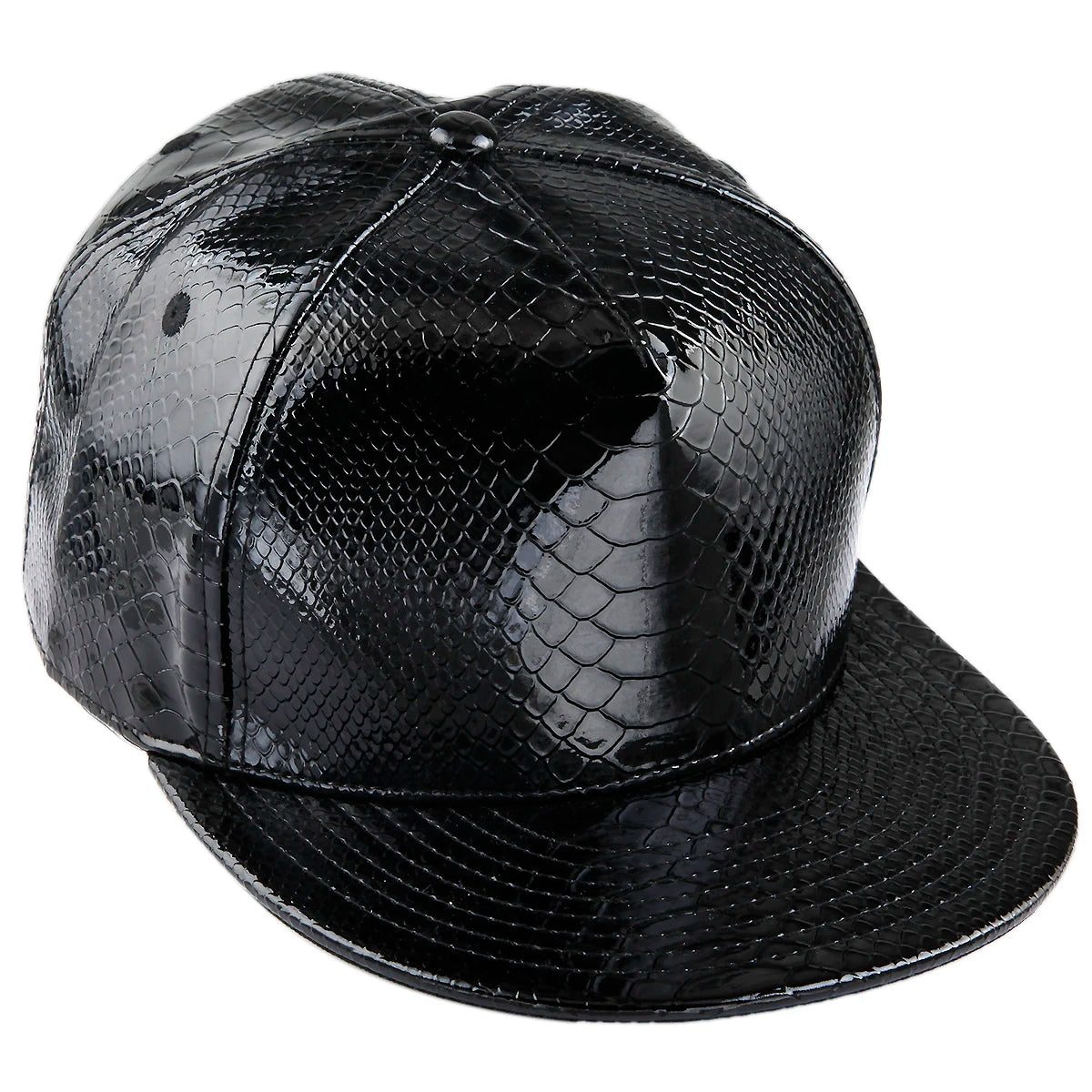 Hip Hop Caps Men Women PU Leather Adjustable