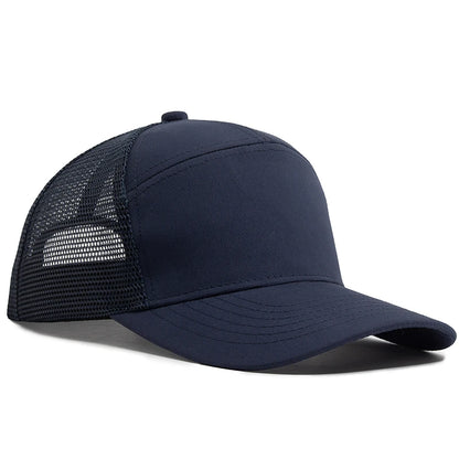 Fashion Hip Hop Mesh Caps Summer 7 Panel Men's Baseball Cap