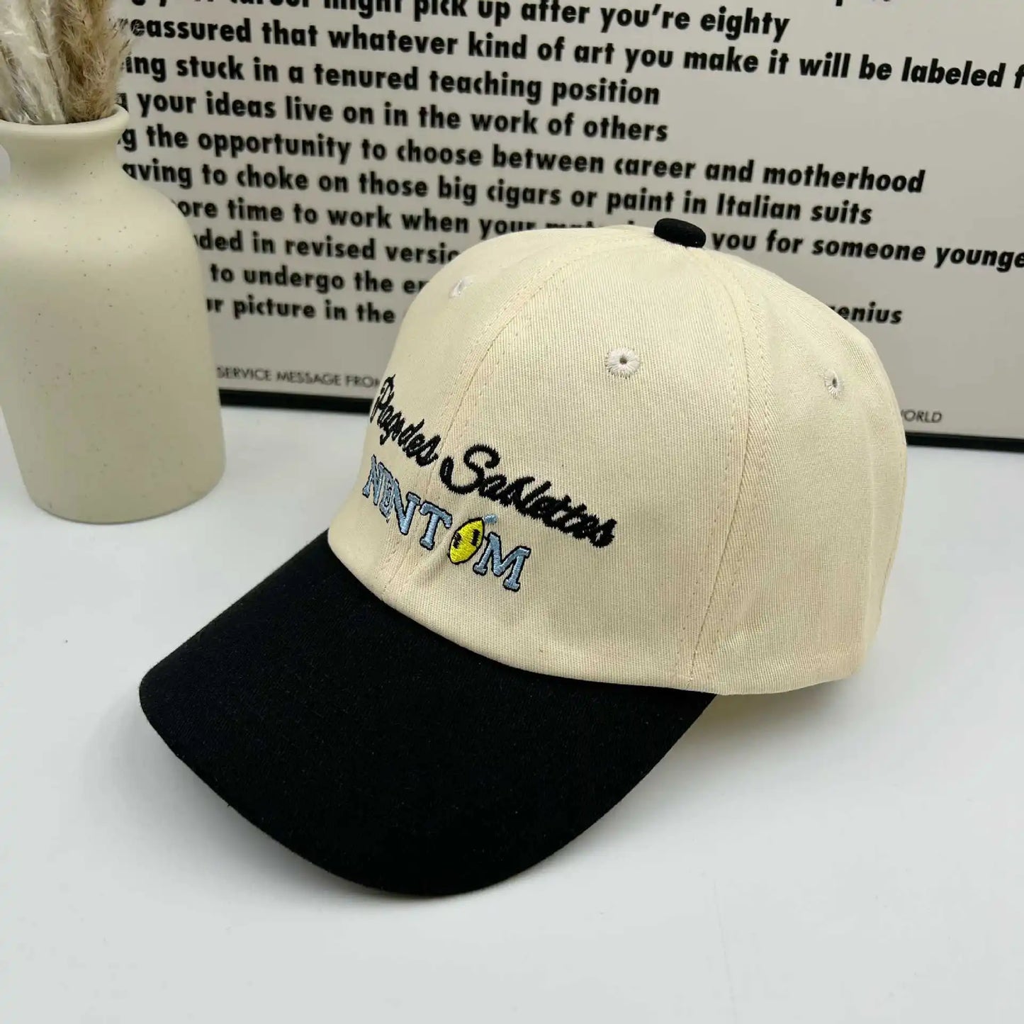 Women Letter Embroidery Baseball Cap