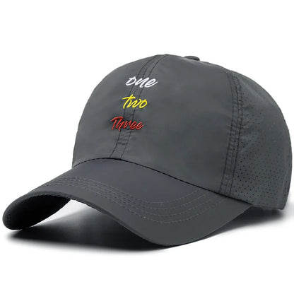 Unisex simple Letter Embroidery Baseball Cap Spring and Summer