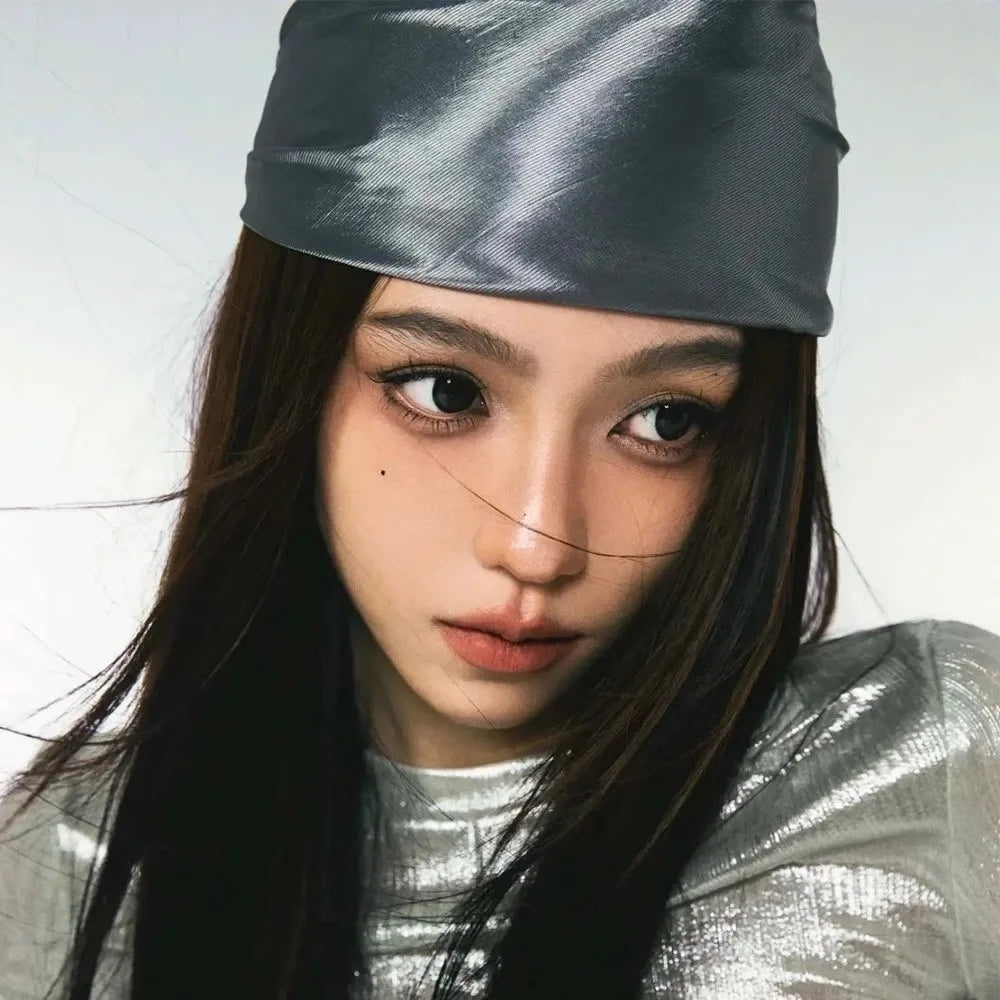 Fashion Y2K Headscarf Hat Bling Bling