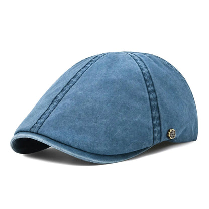 Classic Cotton Flat Cap Ivy Caps Men Women Newsboy Cabbie Driver Hat