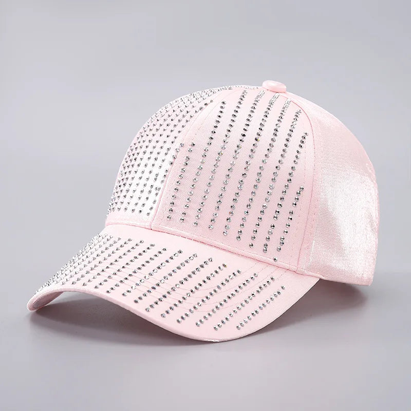 Perfect Rhinestone Baseball Cap Snapback Cap
