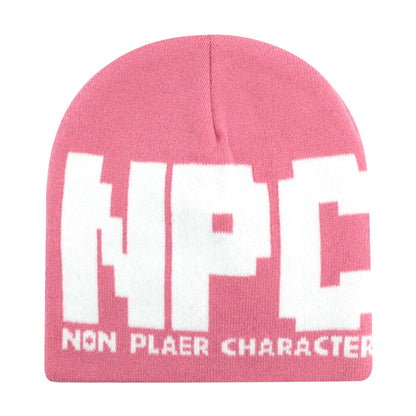 Y2k Letter Butter Knit Hats Skullies Beanies Autumn Winter Warm Hat