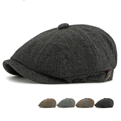 Men Casual Peaky Blinders Hat Spring Autumn Retro Beret Hats