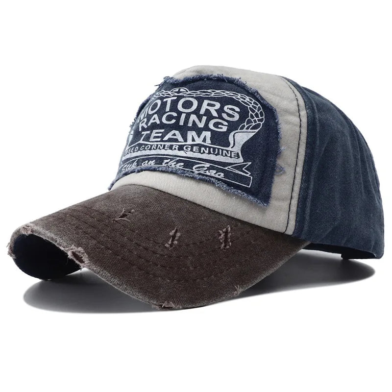 Letter Print Fishing Baseball Cap Man Snapback Hat Hip Hop Vintage 5 Panel Sports Caps for Men Women