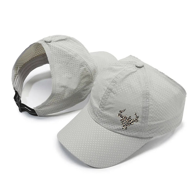 Cool Summer Women Ponytail Sun Caps Hat Female Outdoor Lady Baseball Cap For Women