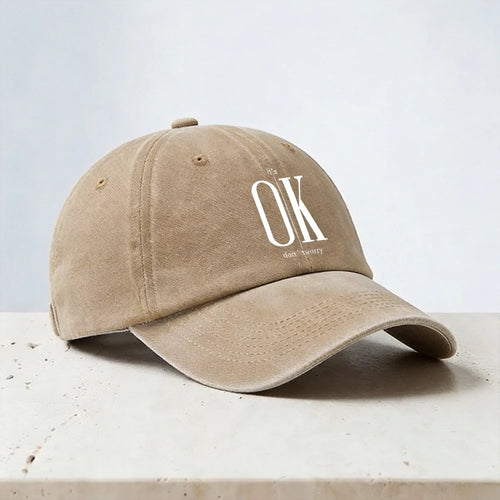 Ok Concise Slogan Graphic ﻿Baseball Cap