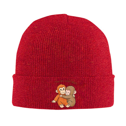 Female Male Team Punch, Punch The Monkey Monkey Punch Beanie Hats