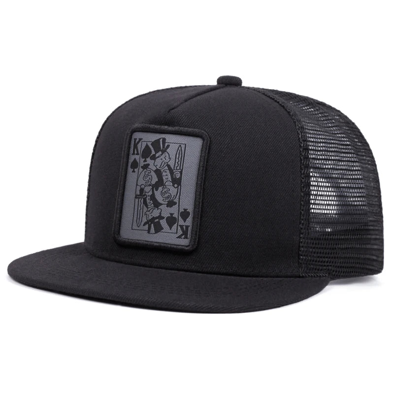 Baseball Hip Hop Caps For Men Women Snapback Playing Card