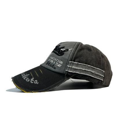 Washed Retro baseball Cap Made Old Adult Men